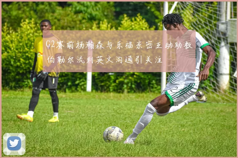 G2赛前杨瀚森与乐福亲密互动助教伯勒尔流利英文沟通引关注